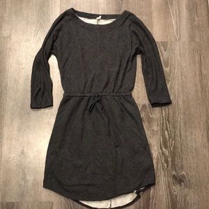 Sweat shirt material dress